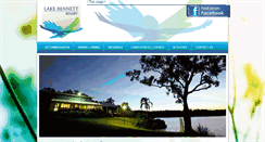 Desktop Screenshot of lakebennettresort.com.au